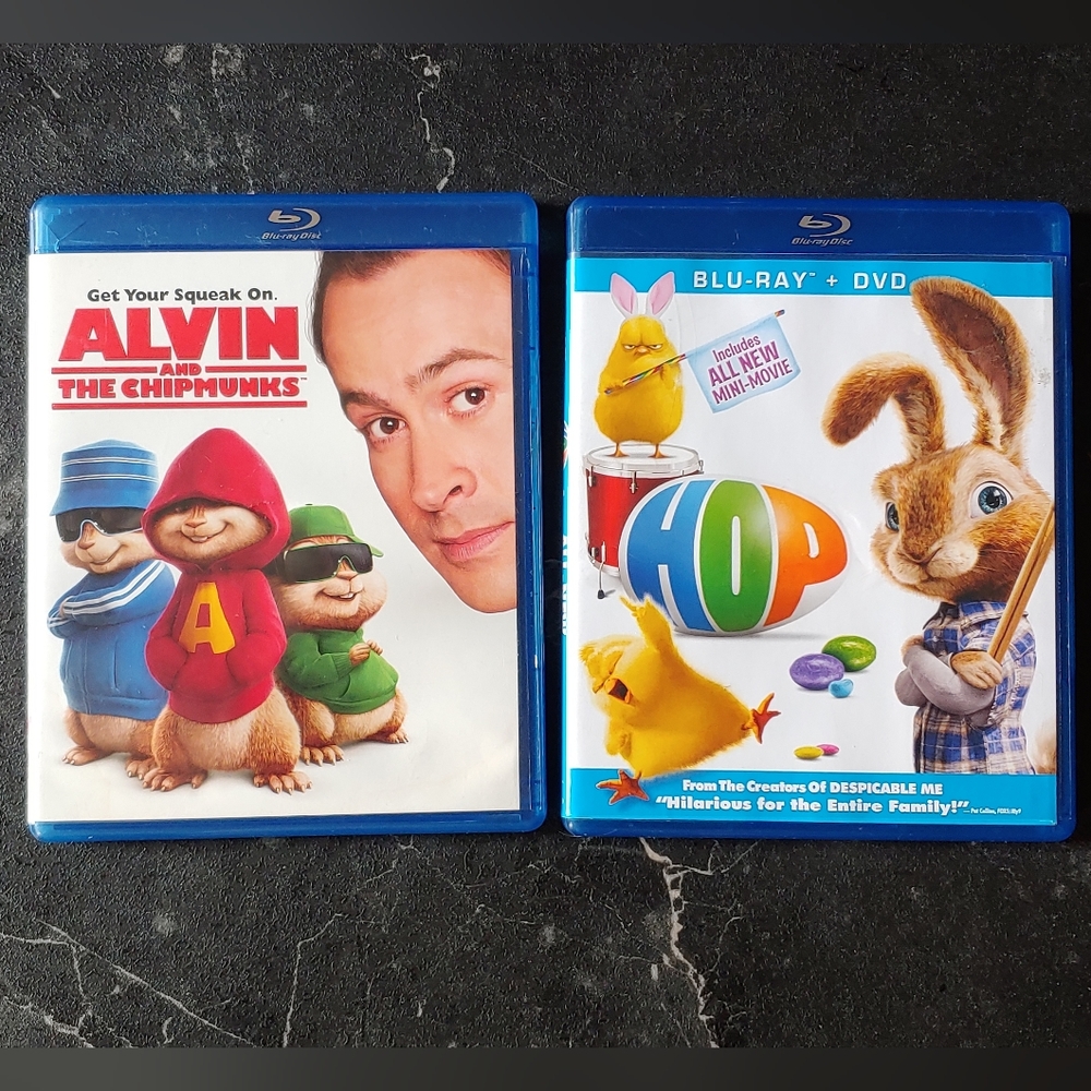 Alvin and the Chipmunks & Hop Blu-ray Set